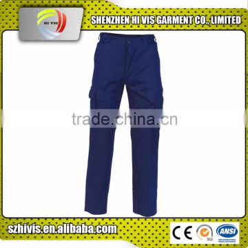 middleweight navy blue manufacture wholesale breathable cotton drill pants