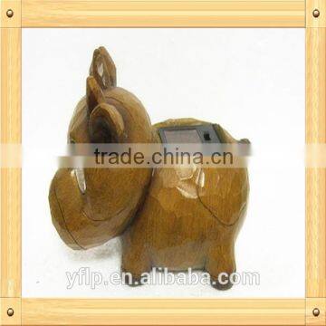 Resin Animal Bull Figurine Led Light Craft for Home Decoration