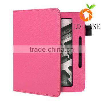 Slim Leather Flip Cover for Kindle Paperwhite, Super Fiber Material magnet case for Amazon