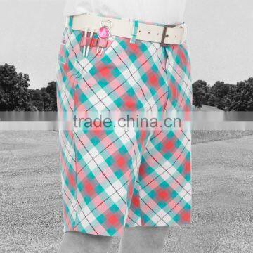 latest design new sublimated golf shorts 2015