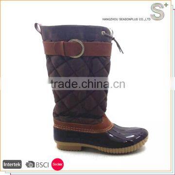 Unique Design Hot Sale Worth Buying fashion duck rain boots for women