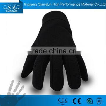 Execellent quality impact palm leather mechanic work gloves