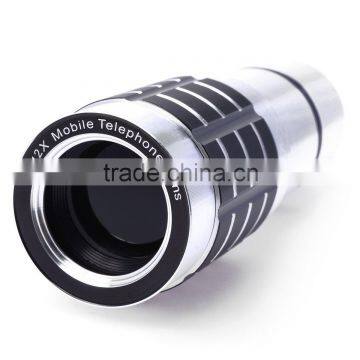 Detachable 12X Zoom Camera Lens Manual Focus Telescope For Samsung Galaxy S5