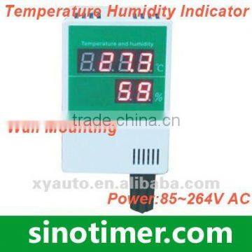 85~264V AC Wall Mounting Temperature Humidity Indicator