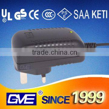 GVE Universal Input 100 240v 18w 9v 2a Ac/dc Wall Mouted Power Adapter for POS Printers