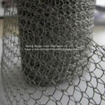 Knitted Wire Mesh Roll/Knitting Mesh/Monel Knitted Wire Mesh