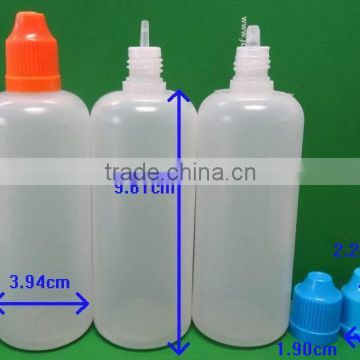 10ml 20ml 30ml 50ml 100ml e liquid Plastic ldpe Dropper Bottles e cig oil with Child proof Cap