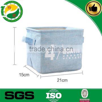  express china custom Linen Printed Fabric covered Foldable Storage Manufacturer storage box