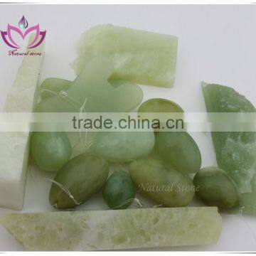 Genuine Green Jade Stone With Certification Drilled With Hole Kegel Exercise Xiuyan Jade Eggs