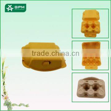 Eco-friendly recyclable paper pulp molded egg crate for sale