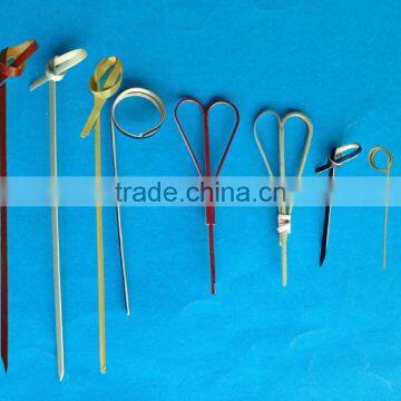 Wholesale Price Knotted Skewer,disposable Knotted Skewer,knotted Bamboo Picks