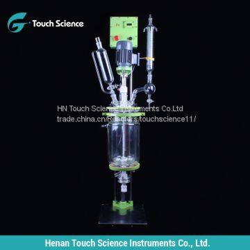 Types Glass Reactor Price With Double Jacket photo-3