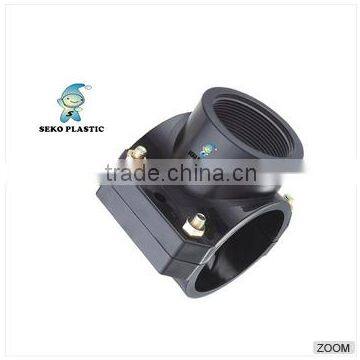 ISO PP Pipe Fitting for Irrigation, PP Compression Elbow/PP Material Plastic Pipe Compression Fittings Equal Elbow photo-2
