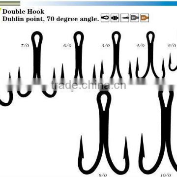 70 degree angle wholesale Cheap Double fishing hooks