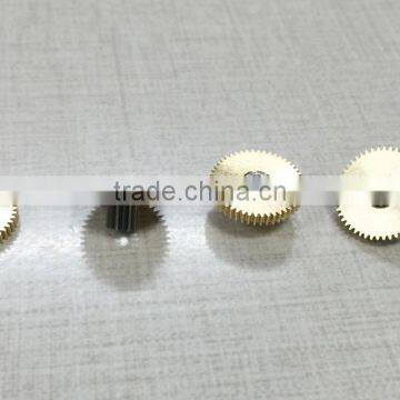 Hobbing Gear Machines Precision Double Round Brass Telescope Gearbox Gear photo-2