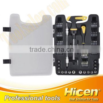 High Quality Cr-v 62pc Socket & Bit Set