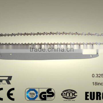 18inch chain and guide bar chain saw parts chain saw spare parts