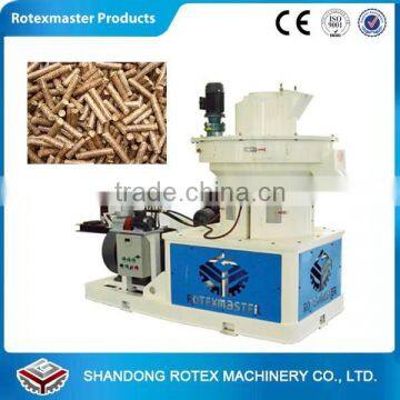 CE Standard 0.5-2 t/h Ring Die Wood Pellet Mill