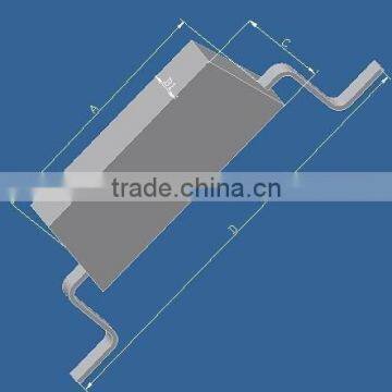 Zinc sacrificial anode for Ship Ballast Tank