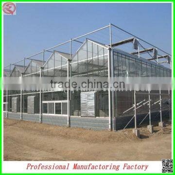 Commercial Steel Frame Venlo Polycarbonate Greenhouses With Irrigation System photo-2
