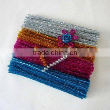 Factory Supply Colorful Glitter Pipe Cleaner photo-3