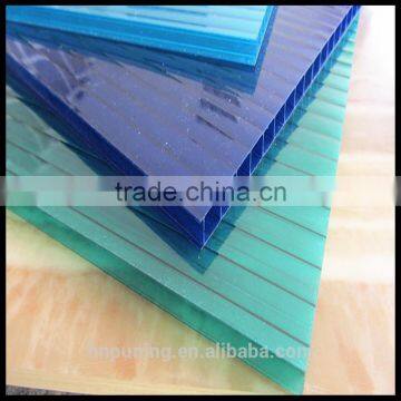 Transparent PC Polycarbonate Plastic Hollow Roofing Sheets Ten Years Quality photo-6
