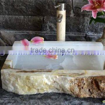 Top Quality WHITE ONYX SINKS BASINS COLLECTION photo-3