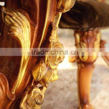 Italy New Design Neo-Classic Marquetry Dining Room Furniture Wooden Carving Dining Table Set For 8 People photo-4