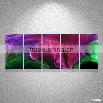 Modern Metal Paintings For Living Room Wall Aluminum Art Painting photo-2