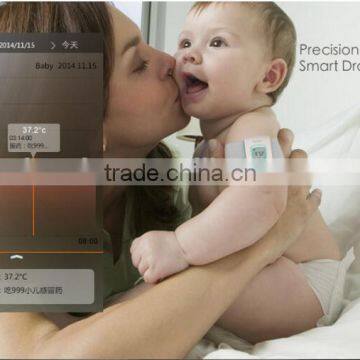 Smart Bluetooth Thermometer For Children, Mobile Remote Control Baby Monitor Wearable Bluetooth Househeld Electric Thermometer photo-5