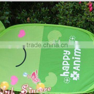 Animal Shape Print Pop up Folding Laundry Hamper Basket Foldable Storage Container photo-3