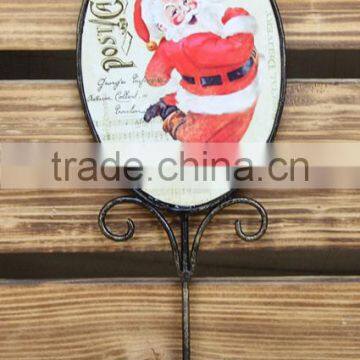 Christmas wrought iron wall hanging decoration, wall decor for home