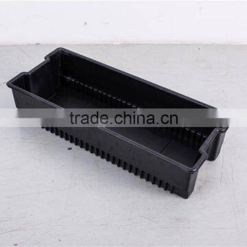 Vac Form ABS Black Large Rectangle Plastic Tub photo-2