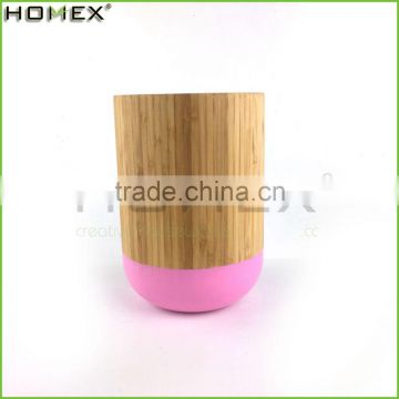 Bamboo utensil holder for spoon and fork Homex-BSCI