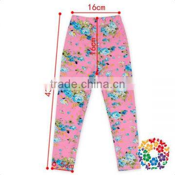 Six Styles Children Girls Floral Pants Cheap Price Icing Baby Leggings In Stock photo-2