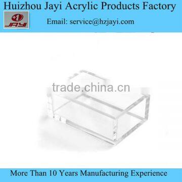 Clear Desktop unique business Card Holder Display Stand Acrylic Plastic Desk Shelf holder for business card