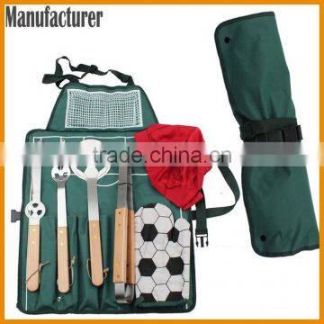 Bbq Tool Set Outdoor BBQ Apron and Utensil Set photo-6
