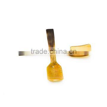 Horn Spoon, Amber Color, 100% Handmade in Vietnam photo-3