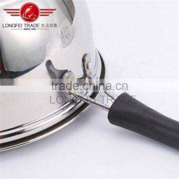 Eco-friendly Stainless Steel Single Handle Milk / Stock Pot/ Milk Cooking Pot photo-4