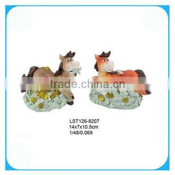 2014 new year resin horse money coin bank