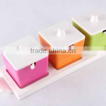 new design hot selling plastic cruet set