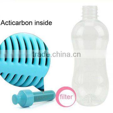2017 Hot Sell Sports Dringking Water Bottle With Activated Carbon Filter photo-3
