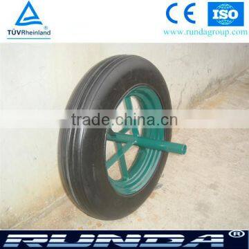 wheel barrow 14inch rubber coated wheel