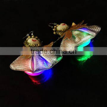 Christmas Angle Lighted Battery Children Earrings photo-5