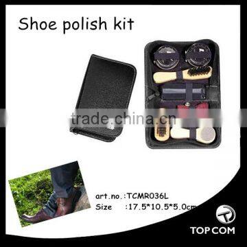 fashion shoe polish kit PU shoe polish set