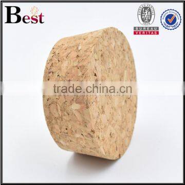 Custom Size Glass Jar Cork Lid Round Glass Jar With Cork Lid for Cosmetic Use photo-2