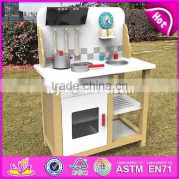 New Style Kids Pretend Play Wooden Toy Play Kitchen W10C293 photo-2