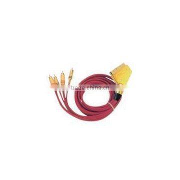 Scart plug to 4RCA plug cable VK30427