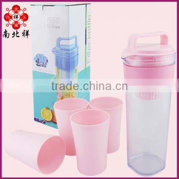 Popular Plastic Water Kettle With 4 Cups