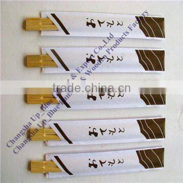 profesional high quality eco- friendly disposable chopsticks with paper packing